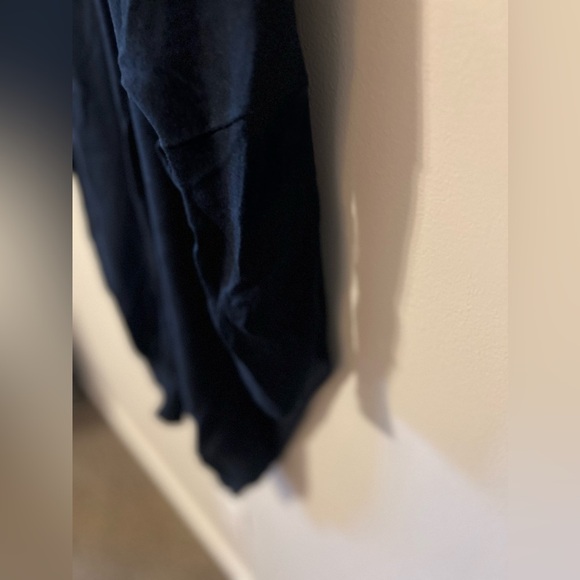 All Saints Sago Cold Shoulder Sweater Dress Silk Cotton Washed Black Size 4 - Picture 6 of 9